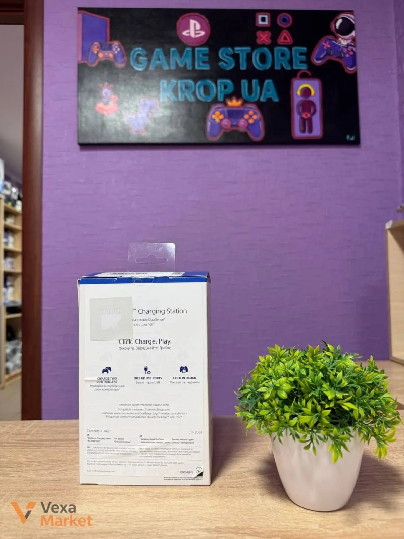 Зарядна станція для геймпадів PlayStation 5 DualSense — фото 2