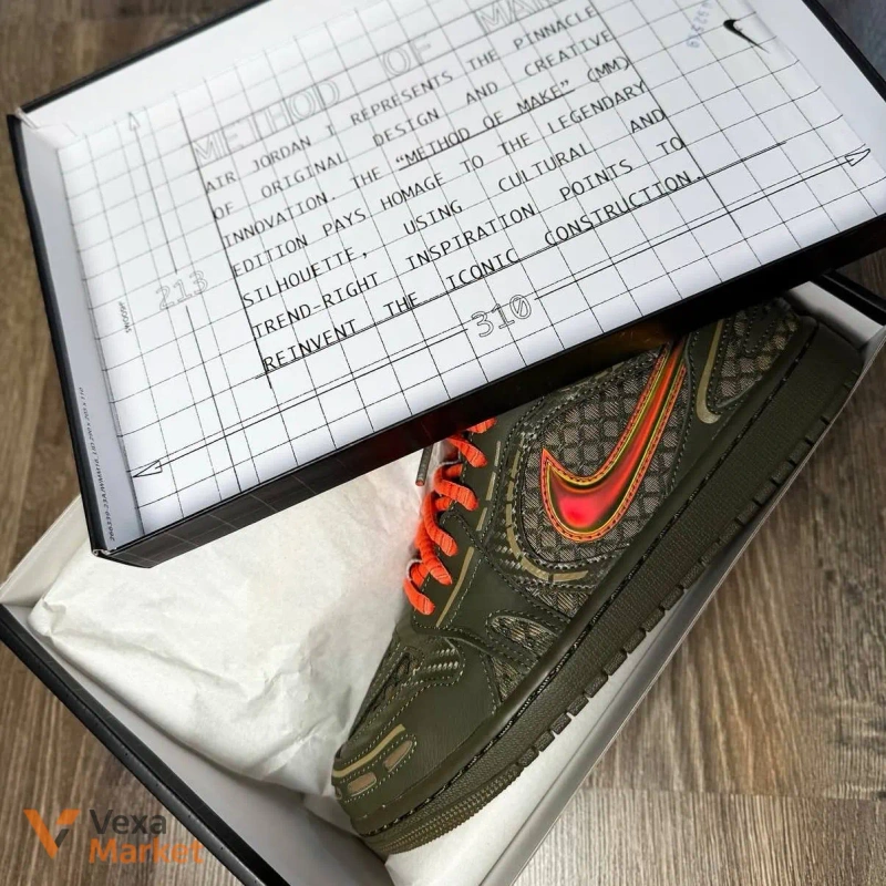 Женские кроссовки Air Jordan 1 Low Method of Make — фото 2