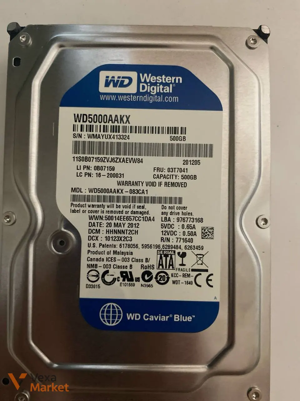 ΠΠ΅ΡΡΠΊΠΈΠΉ Π΄ΠΈΡΠΊ Western Digital WD5000AAKX 500GB