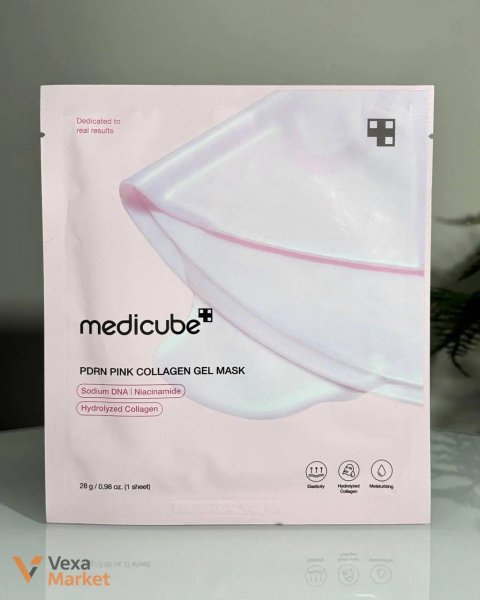 Зміцнювальна гідрогелева маска для обличчя Medicube PDRN Pink Collagen Jelly Gel Mask (28g)