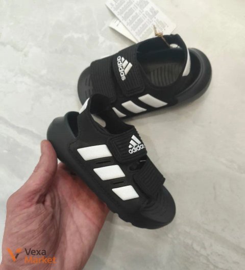 Adidas детские сандалии черные