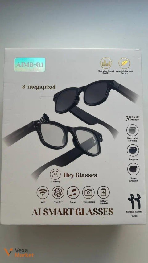 AI Smart Glasses AIMB-G1 з камерою 8 МП та Bluetooth