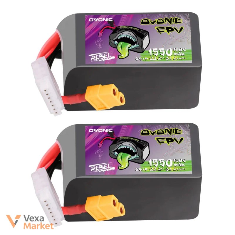 Аккумуляторы Ovonic LiPo 3S, 4S, 6S для дронов — фото 6