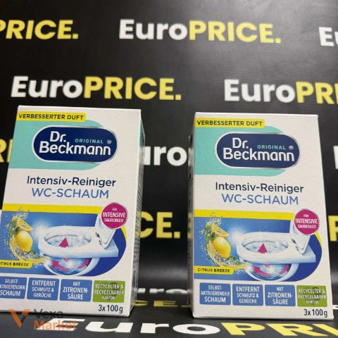 Активна піна для унітазу Dr. Beckmann Intensiv-Reiniger WC-SCHAUM Citrus Breeze 3x100г