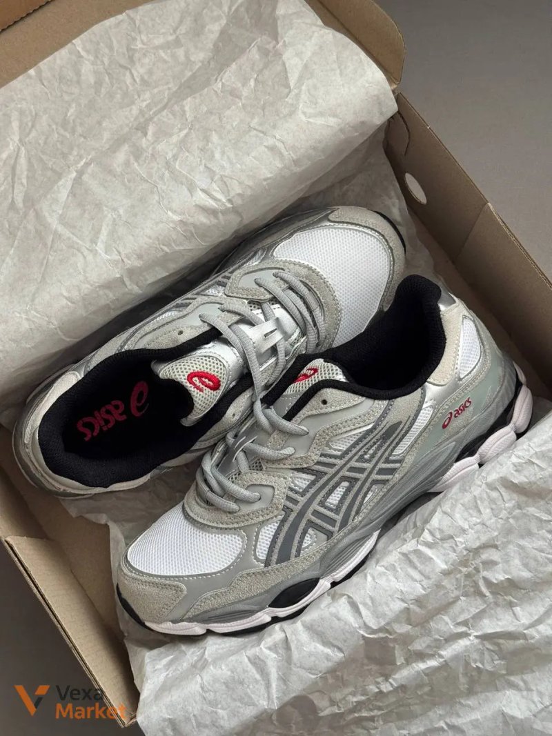 Asics Gel-NYC Cream Steal Grey — фото 6