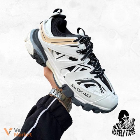 Balenciaga Track White Black кросівки