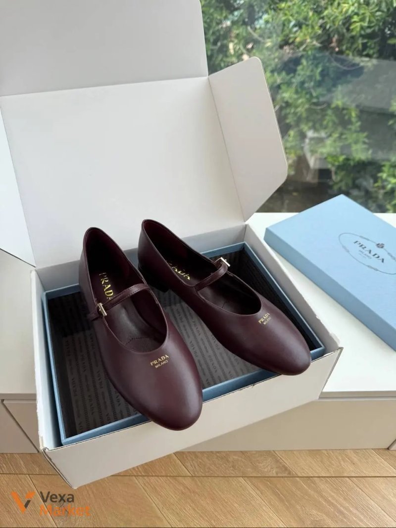 Балетки Prada натуральна шкіра — фото 2