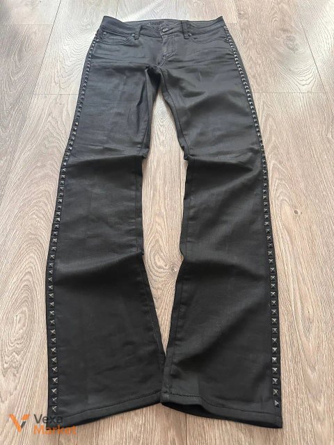 Biker bootcut jeans