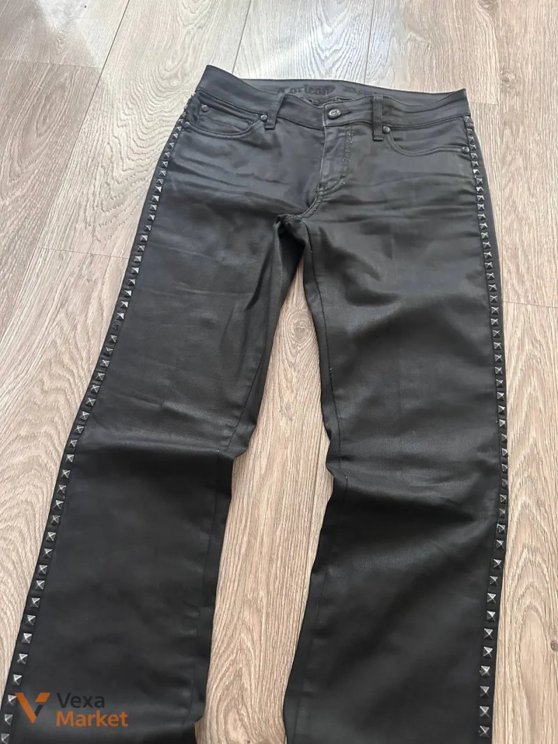 Biker bootcut jeans — фото 2