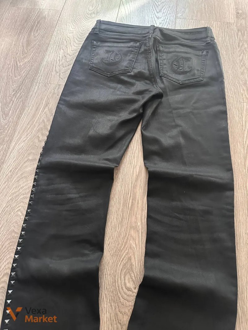 Biker bootcut jeans — фото 4