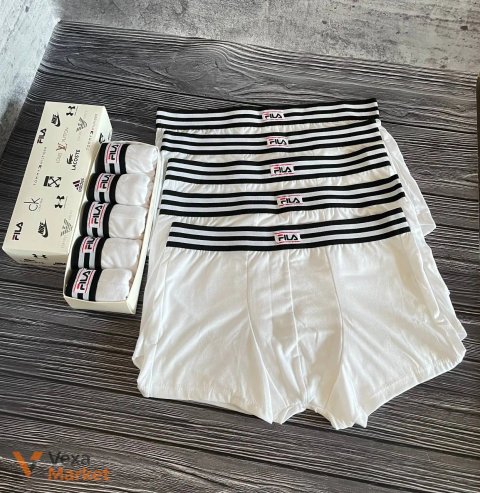 Білизна Fila чоловіча бавовняна 5 штук з коробкою