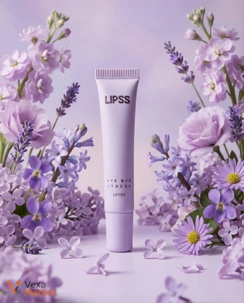 Блиск для губ Lipss Ceramides & Peptides Lipper Bye Bye Stress ліловий