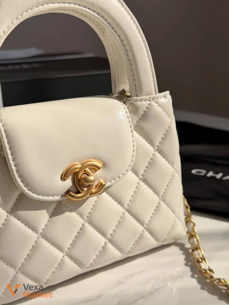 Chanel Kelly White сумка — фото 4