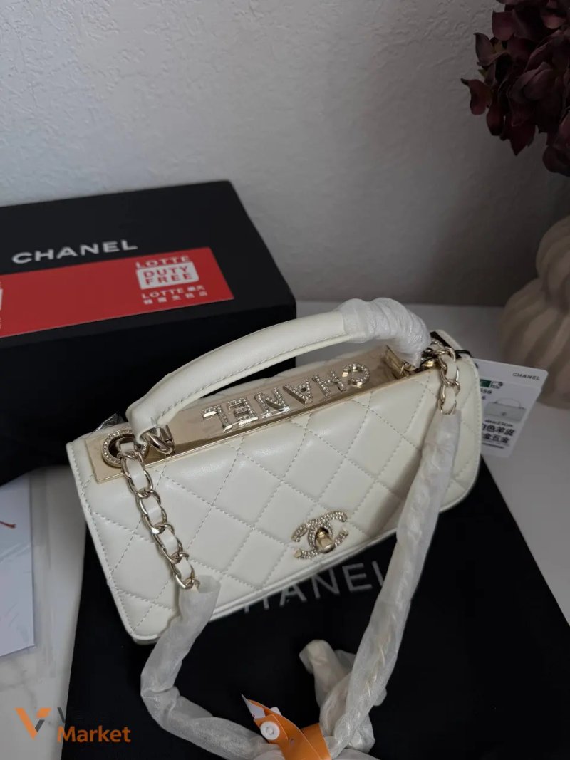 Chanel Wallet біло-молочний — фото 2