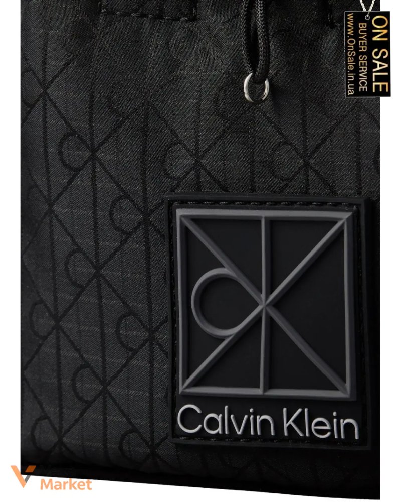 Чоловіча сумка Calvin Klein EMBLEM чорна — фото 6