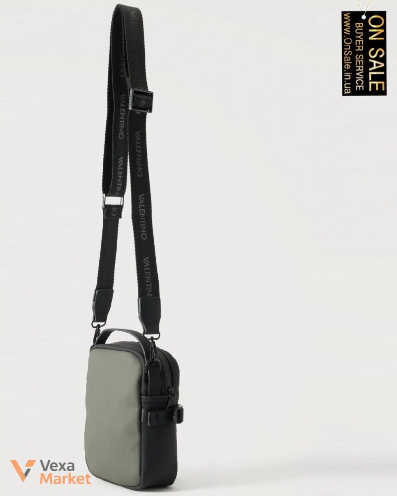 Чоловіча сумка Valentino Bags AXEL хакі — фото 2