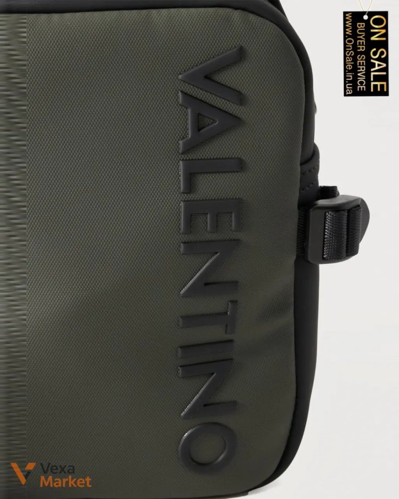 Чоловіча сумка Valentino Bags AXEL хакі — фото 4