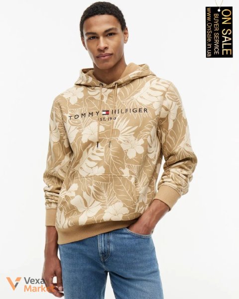 Чоловіче худі Tommy Hilfiger з тропічним принтом