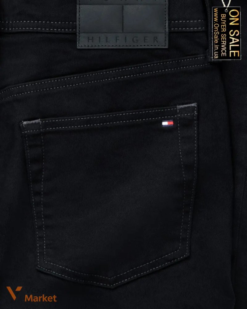 Чоловічі джинси Tommy Hilfiger прямі еластичні — фото 7