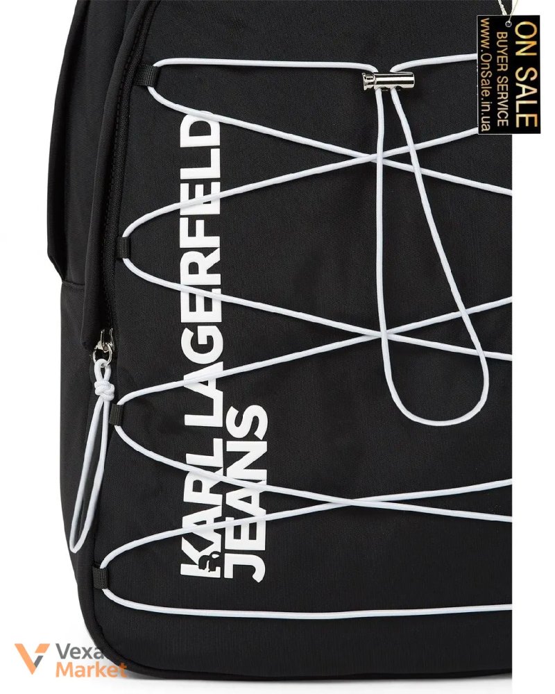 Чоловічий рюкзак Karl Lagerfeld Jeans чорний — фото 5