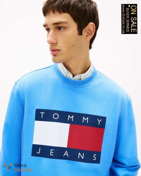 Чоловічий світшот Tommy Hilfiger з логотипом-прапором