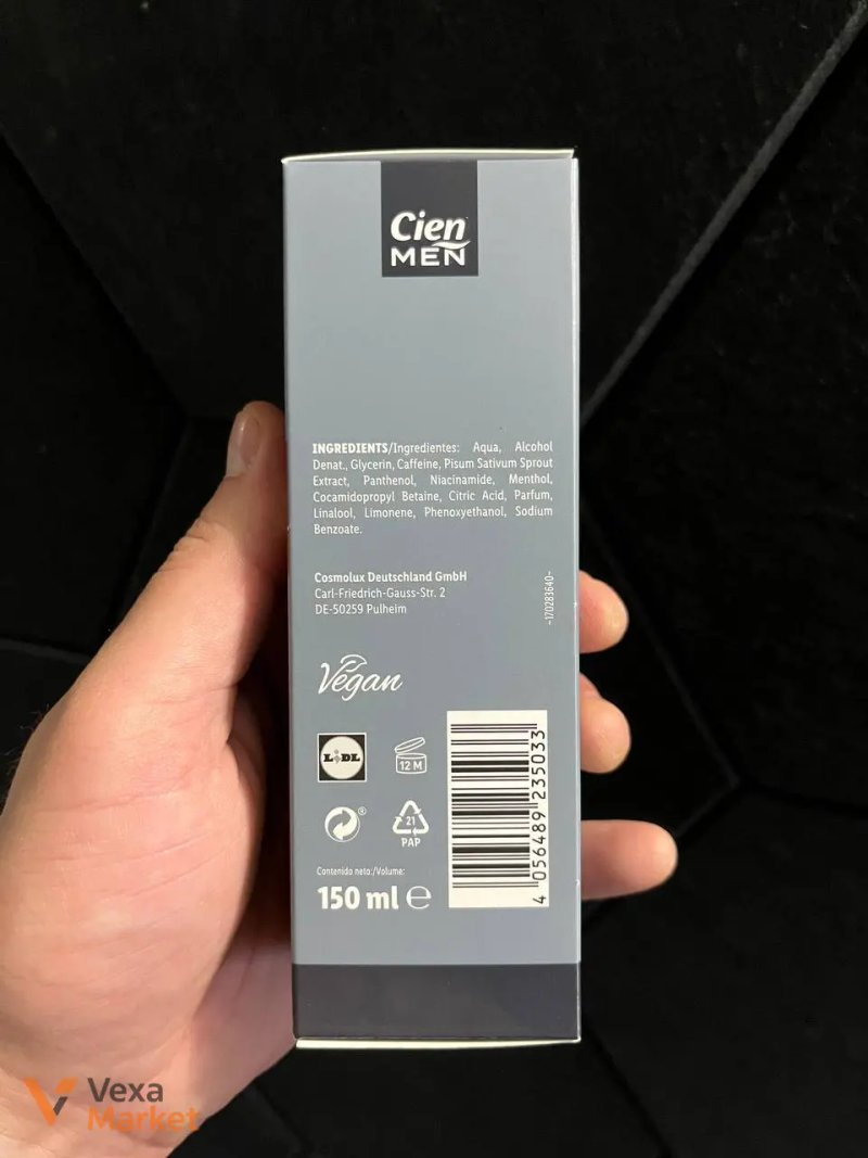 Чоловічий тонік для волосся Cien Men з кофеїном проти випадіння — фото 3