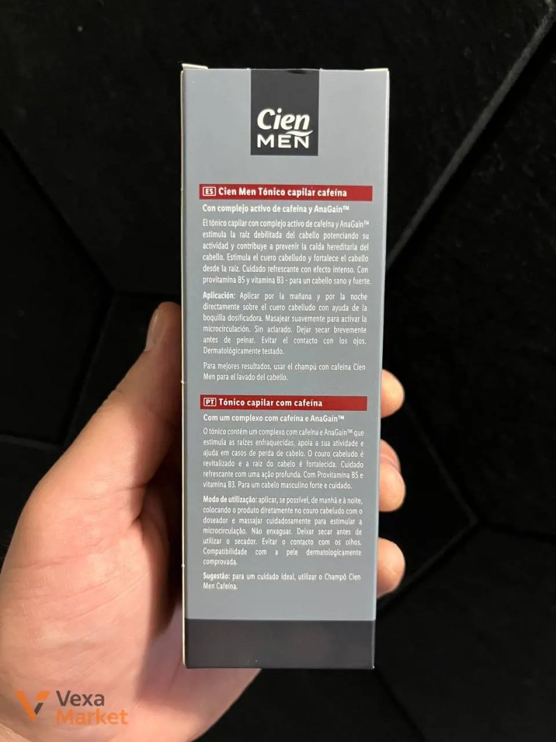 Чоловічий тонік для волосся Cien Men з кофеїном проти випадіння — фото 4