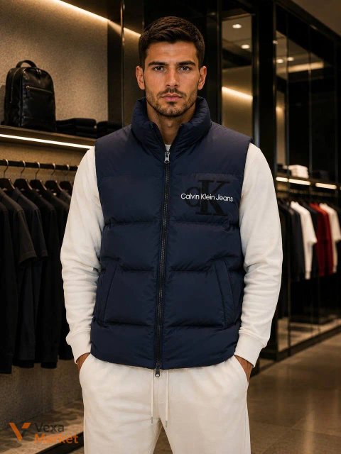 Чоловічий жилет Calvin Klein темно-синій