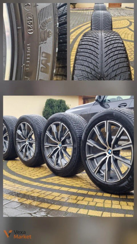 Диски R20 стиль 740 M для BMW X5 G05 з гумою Michelin Alpine 5