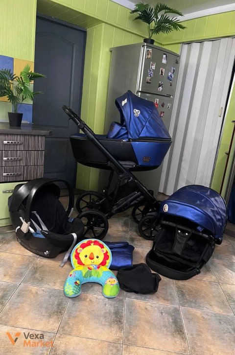 Дитяча коляска Richmond 2в1 + автолюлька Cybex Aton 2