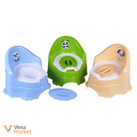 Дитячі горщики з малюнками (ведмедик, панда, собачка)