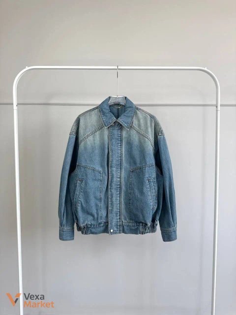 Джинсова куртка YSL Oversized South Blue
