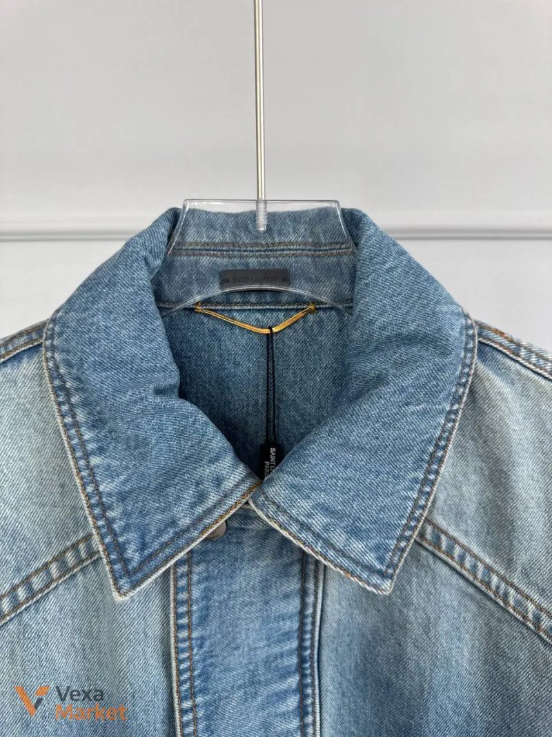 Джинсова куртка YSL Oversized South Blue — фото 4