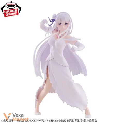 Фігурка Emilia Re:Zero від Bandai Spirits, 22 см