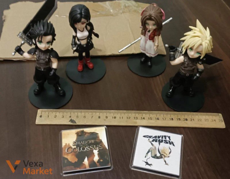Фігурки Final Fantasy 7 Tifa, Cloud, Zack, Aerith — фото 3