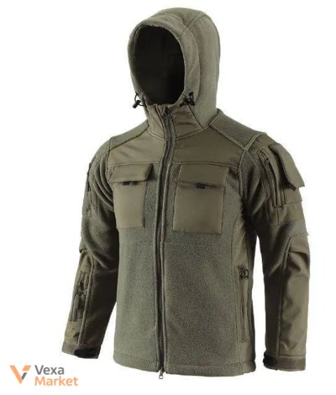 Флісова кофта ESDY, олива/чорний, S-3XL