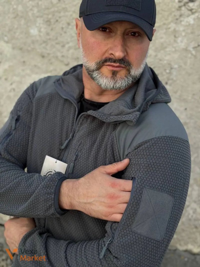 Флисовая кофта Han-Wild Grid Fleece — фото 3