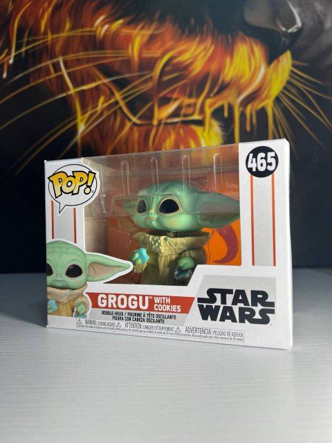 Funko Pop! Grogu With Cookies #493 — Star Wars: The Mandalorian