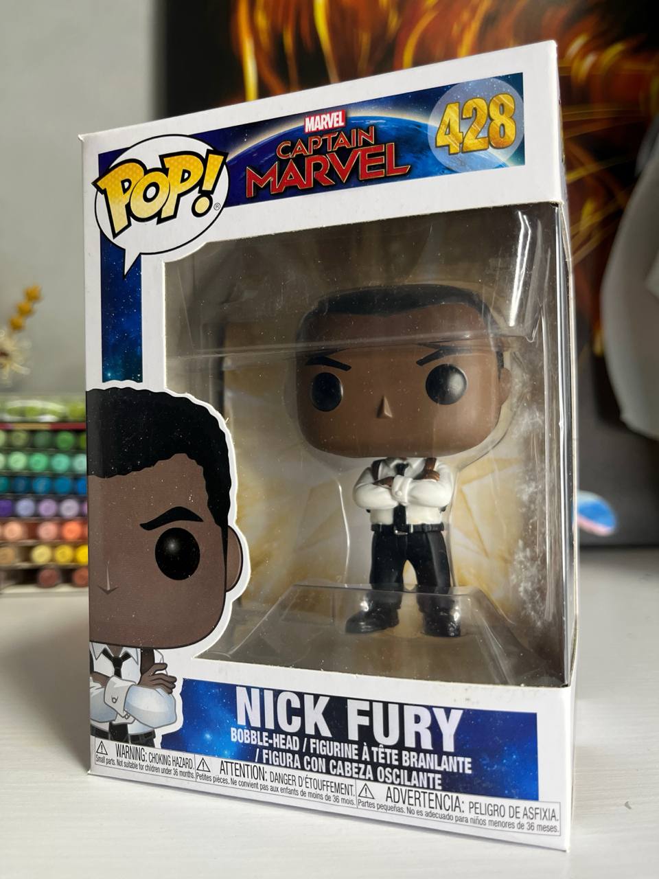 Funko Pop! Nick Fury #428 — Captain Marvel