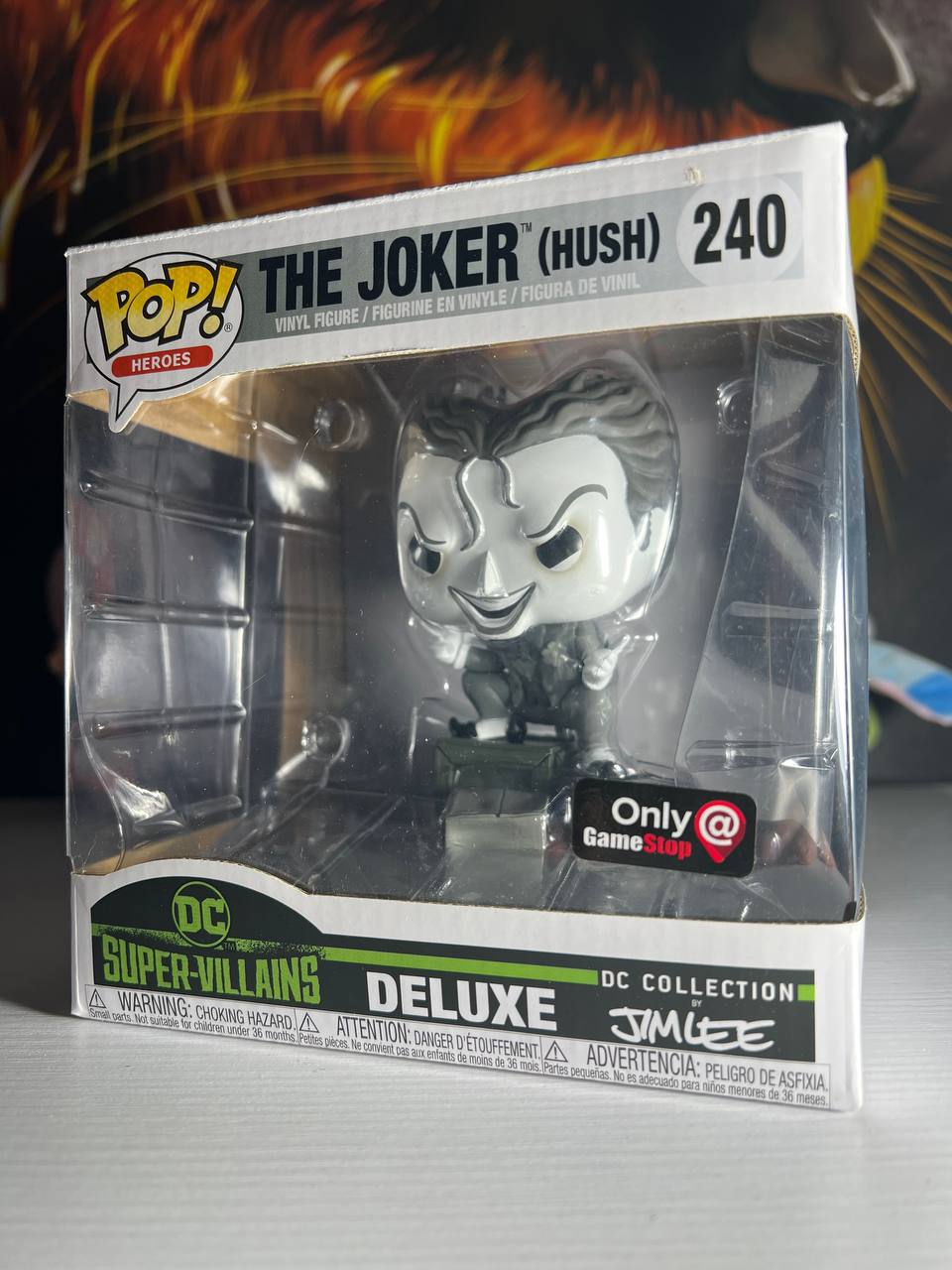 Funko Pop! The Joker (Hush) [Black White] #240 — DC Super-Villains