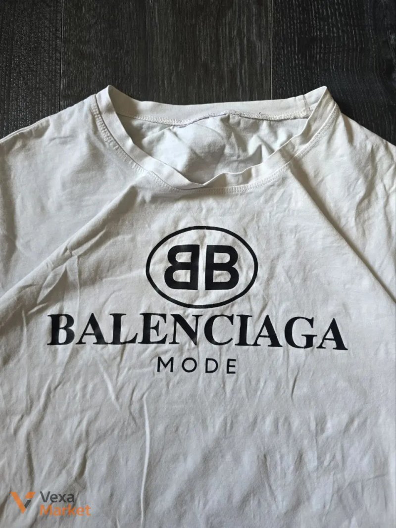 Футболка Balenciaga M-L — фото 2