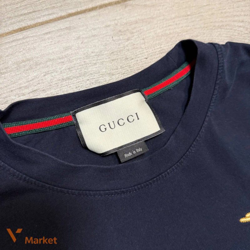 Футболка Gucci з вишивкою бджоли — фото 4