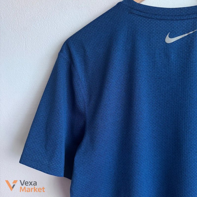 Футболка NIKE Running чоловіча синя розмір M — фото 6