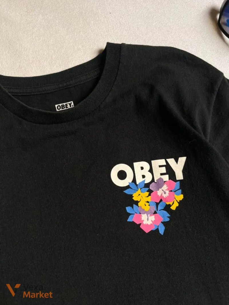 Футболка OBEY чорна розміру S — фото 2