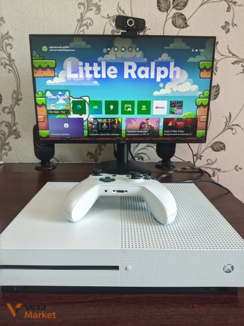Ігрова приставка Xbox One S 500GB з дисководом та оригінальним джойстиком