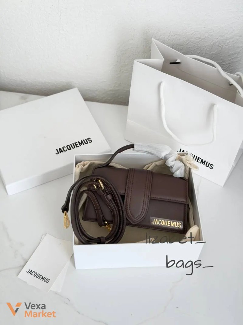 Jacquemus Bambino mini сумка з натуральної шкіри — фото 9