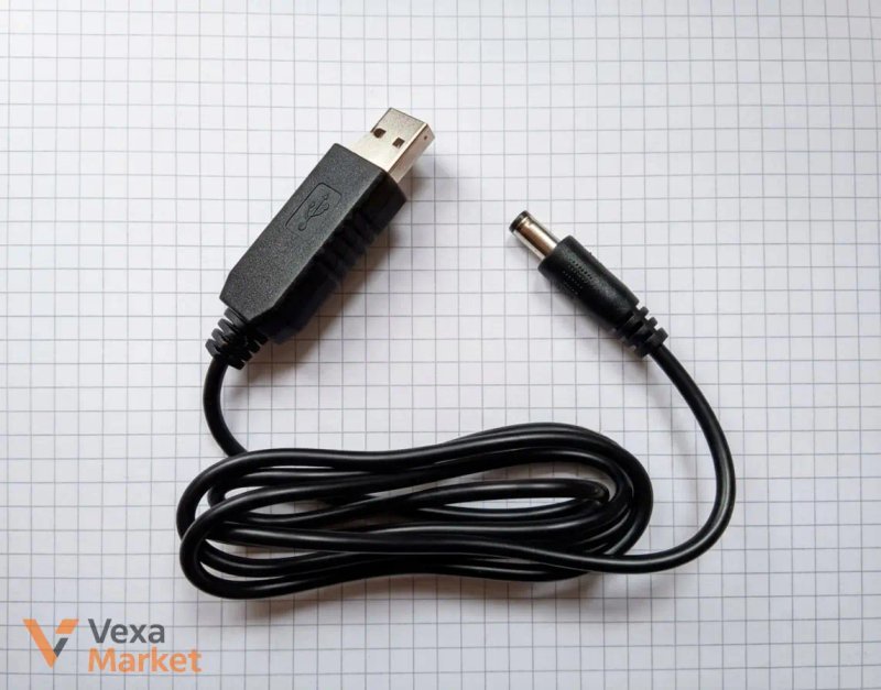 Кабель-перетворювач DC/USB 5В-12В для роутера та терміналу — фото 3