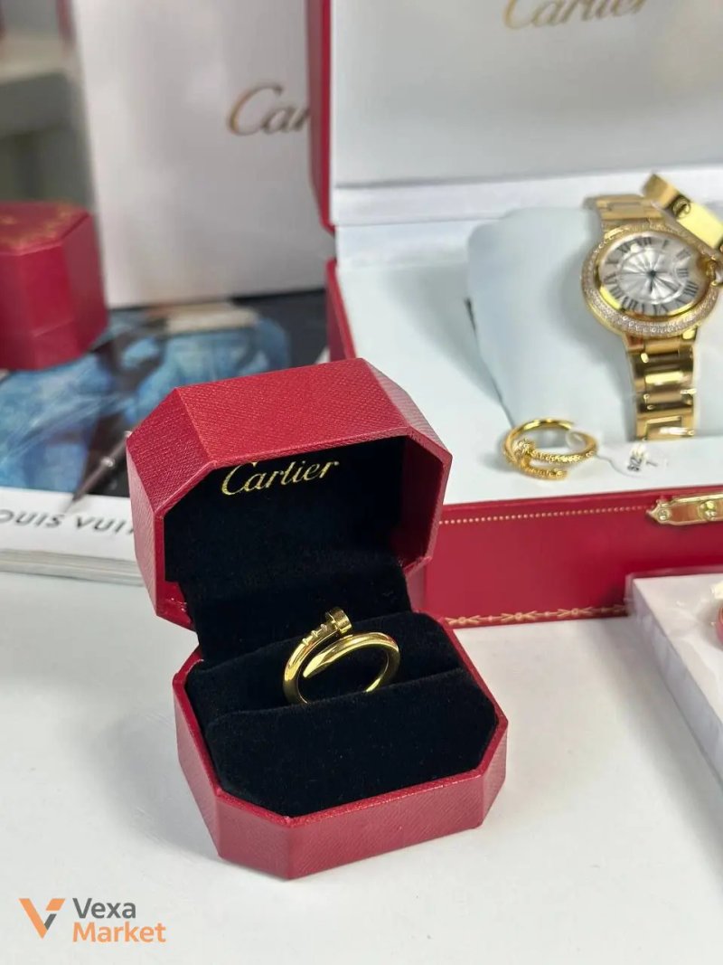 Каблучка Cartier з камінцями — фото 6