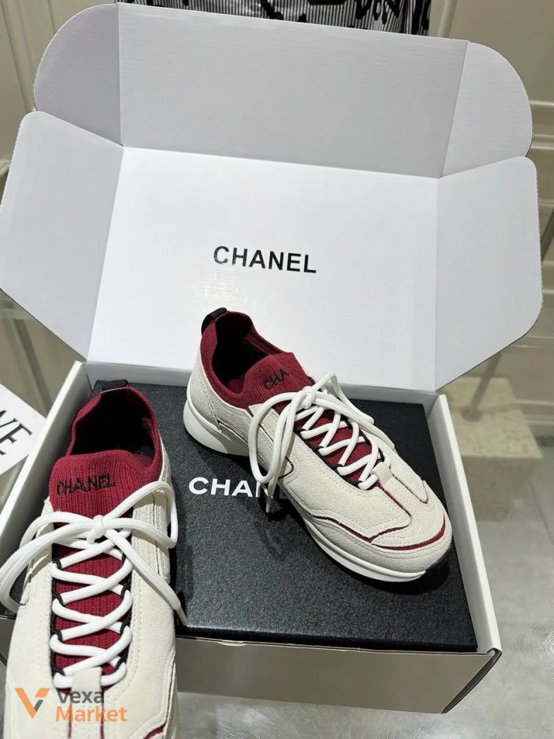 Кеди Chanel 26а замша/текстиль розміри 35-40 — фото 7