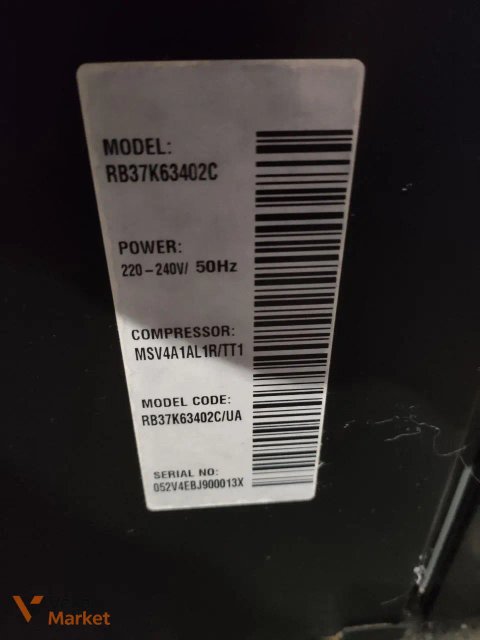 Холодильник Samsung RB37K63402C чорний
